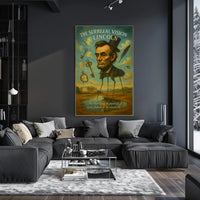 The Surreal Vision of Lincoln Poster PosterGoat