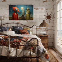 Surreal Extraterrestrial Art: Fantasy or Mythology Poster