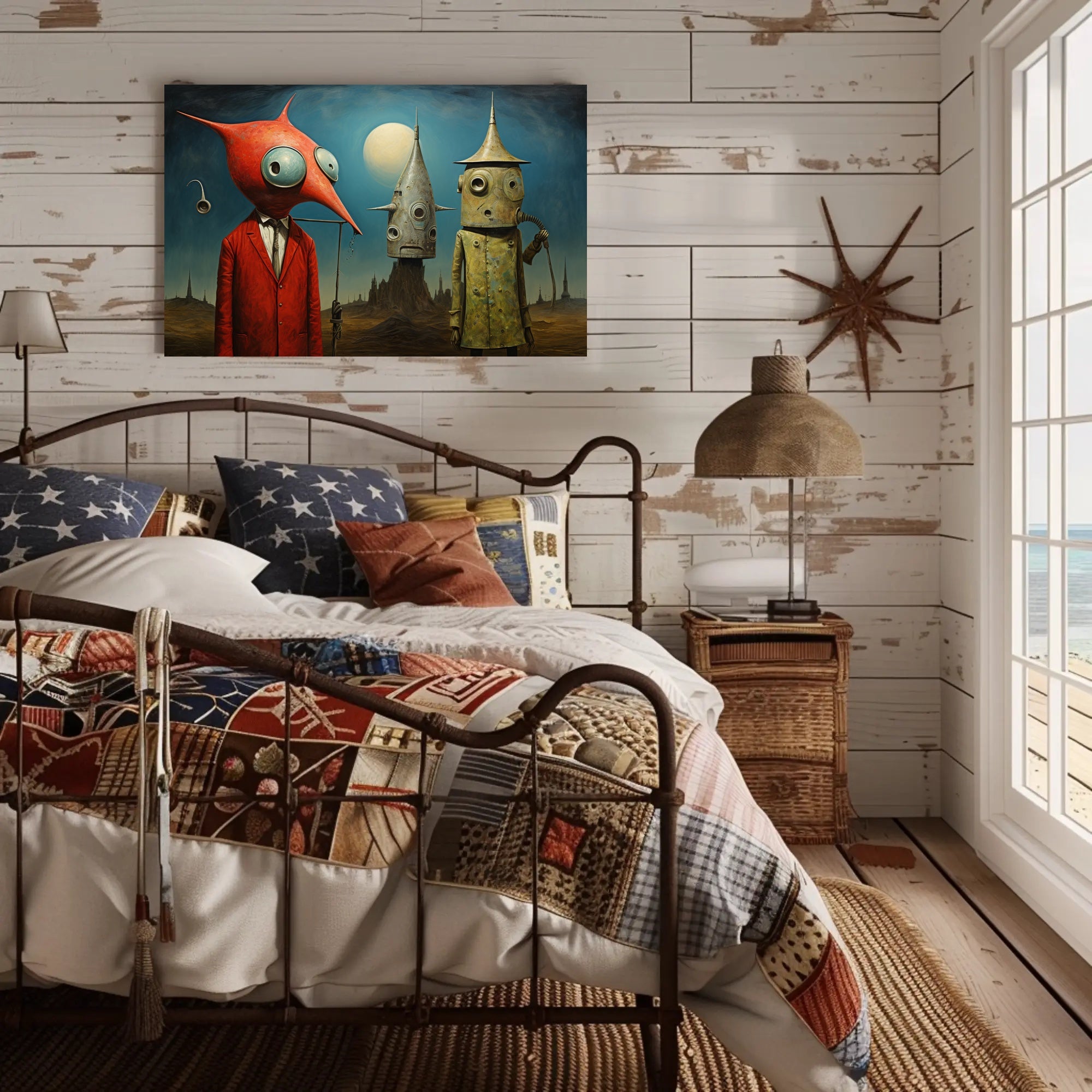 Surreal Extraterrestrial Art: Fantasy or Mythology Poster