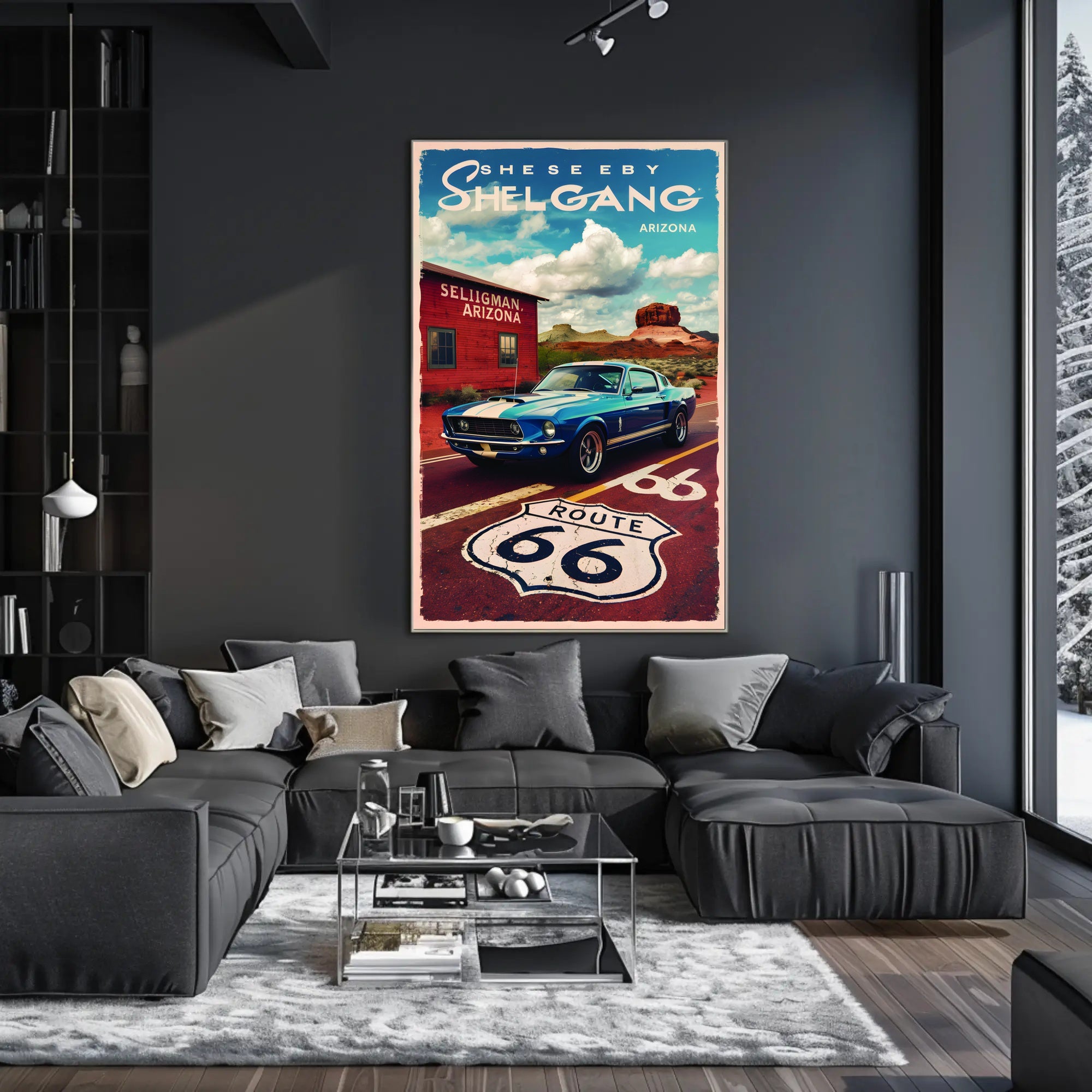 Journey Through Route 66 Poster