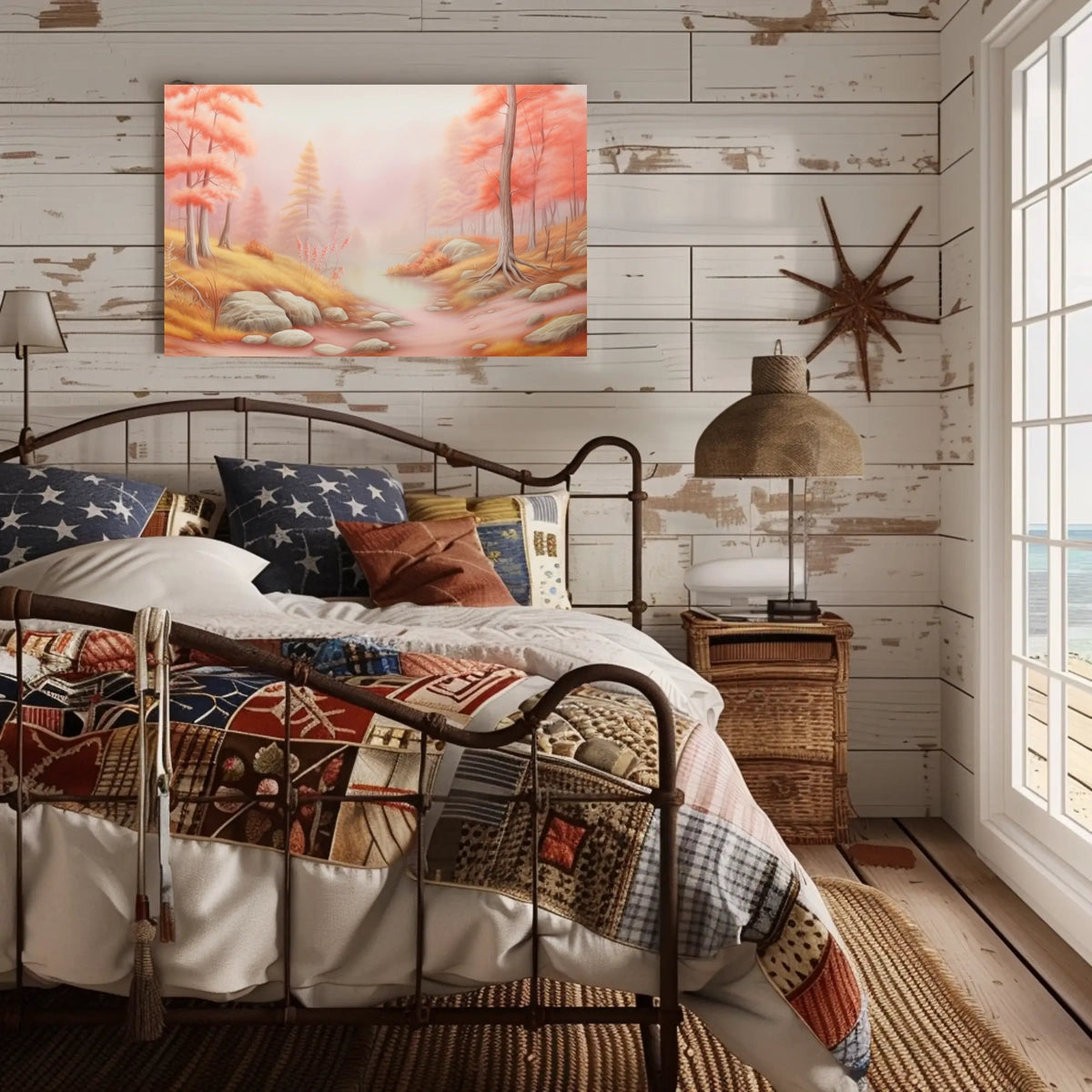 Serene Autumn Landscape Poster