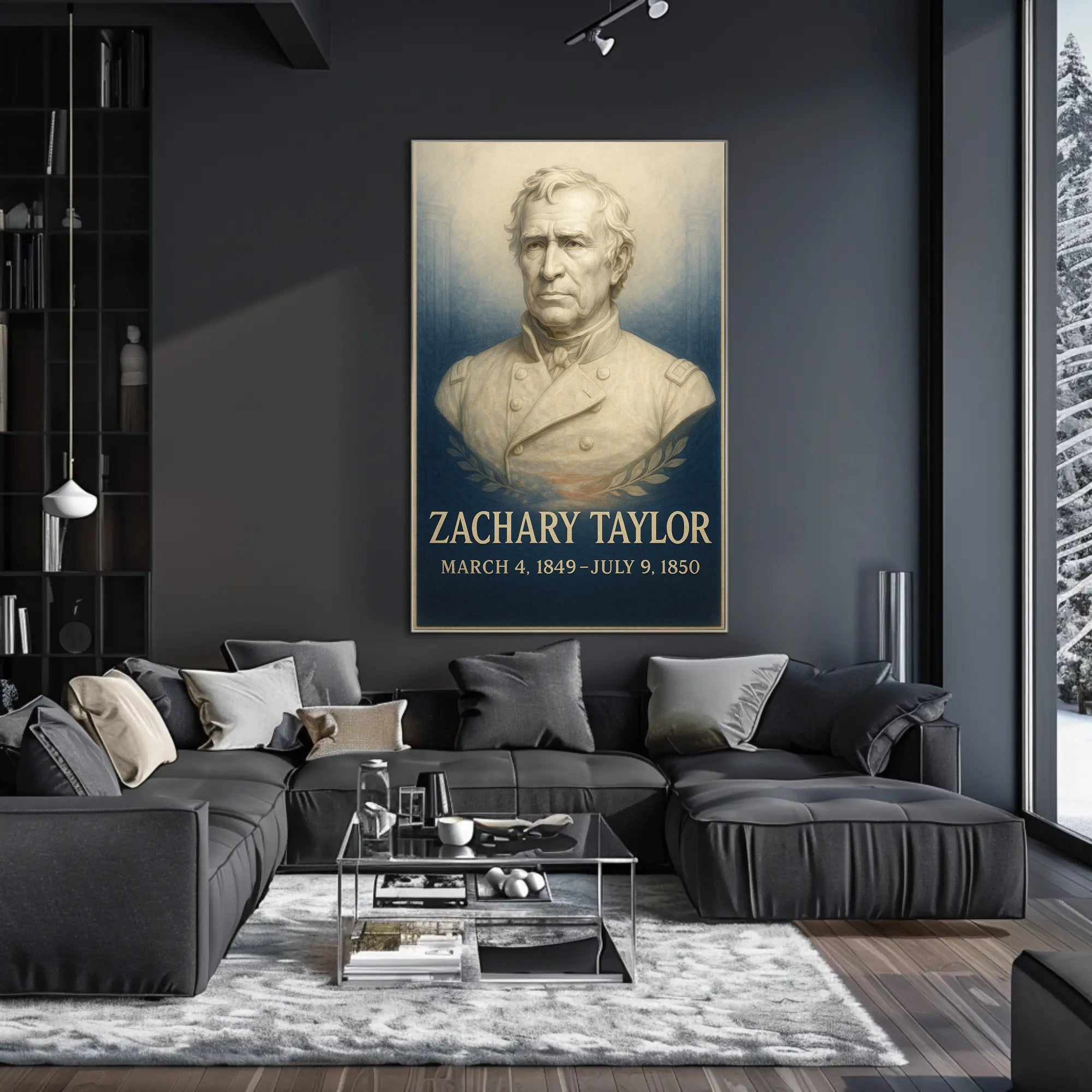 Zachary Taylor Presidential Term Poster PosterGoat