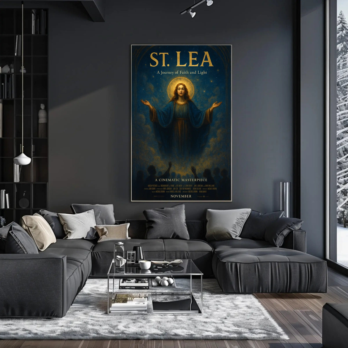 St. Lea A Journey of Faith and Light Poster