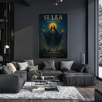St. Lea A Journey of Faith and Light Poster