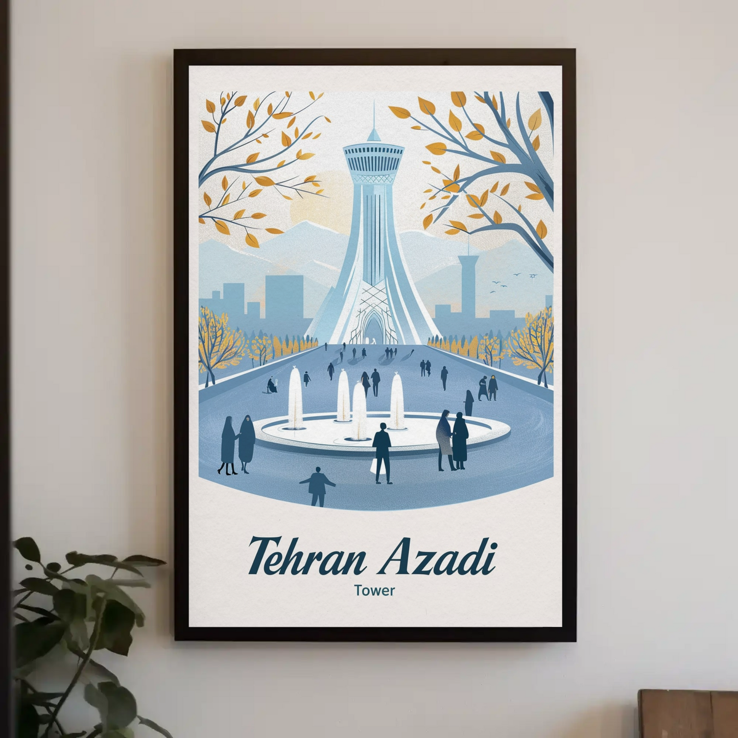 Tehran Azadi Tower Poster