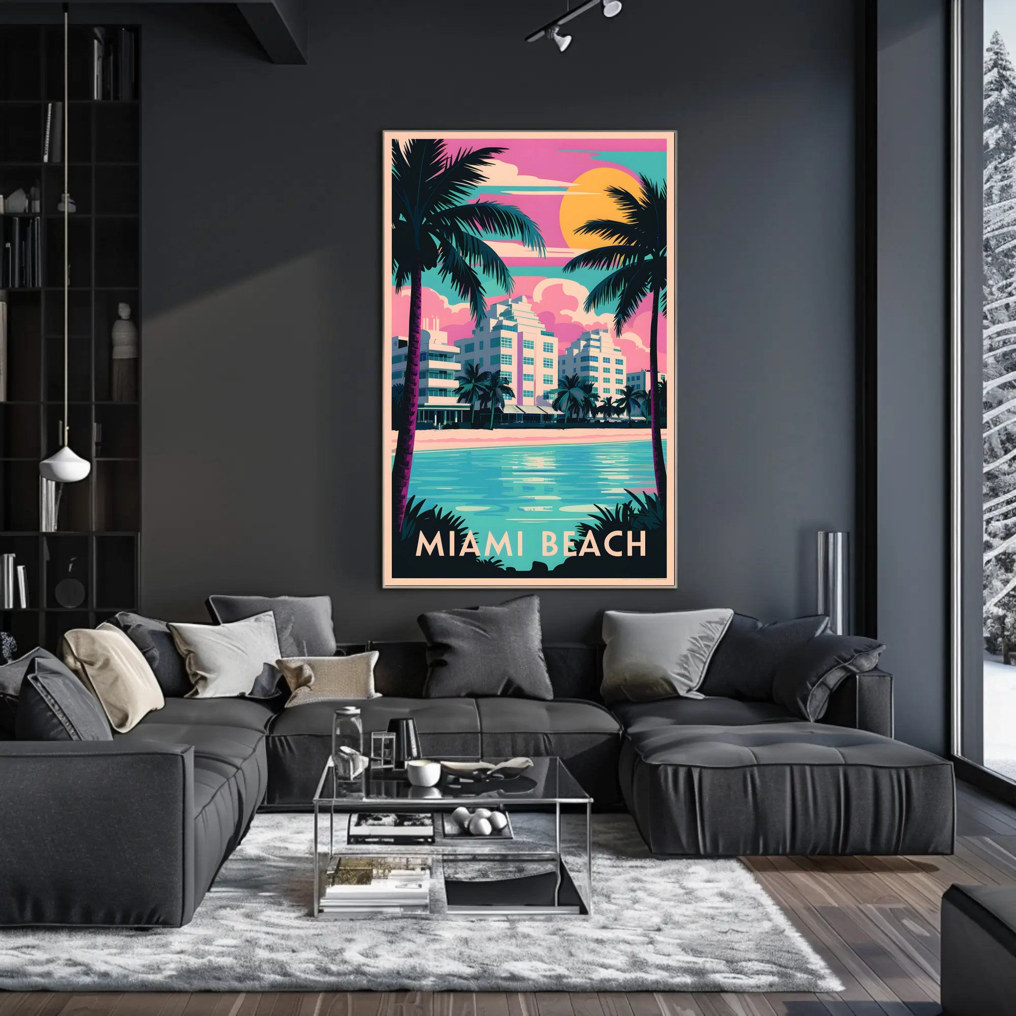 Miami Beach Paradise Poster