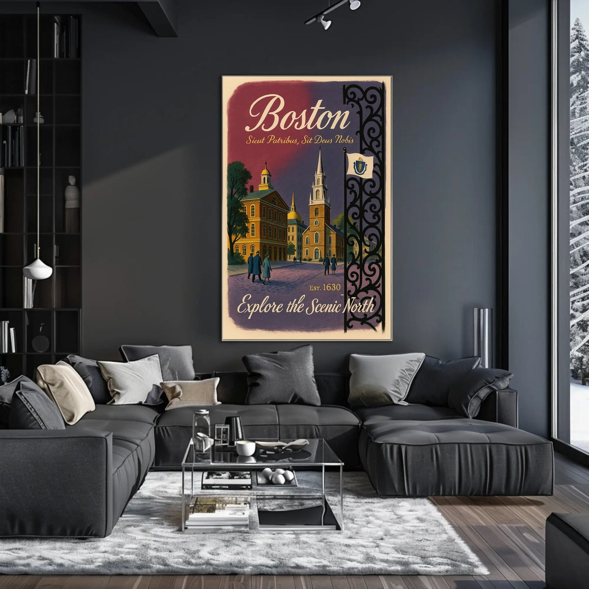 Explore Boston Poster