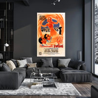 Mademoiselle Swing: Vibrant Dance-Inspired Music or Concert Poster