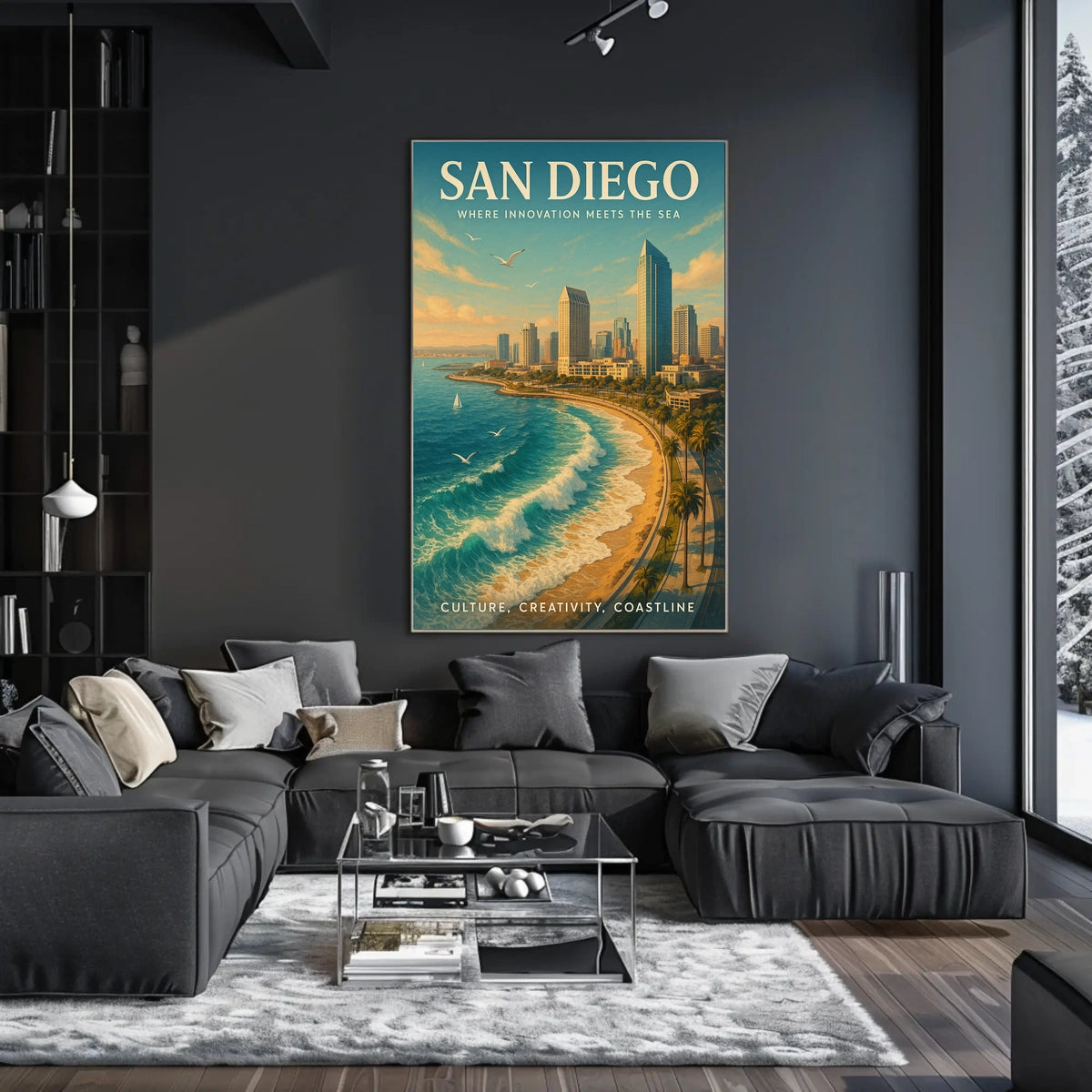 San Diego Where Innovation Meets The Poster