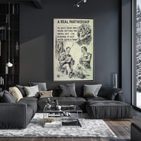 Vintage Soldier and Family WWII Propaganda Poster