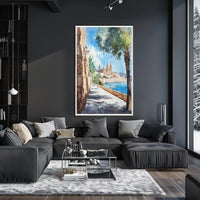 Coastal Cathedral Pathway Poster PosterGoat