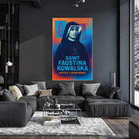 Saint Faustina Kowalska Apostle of Divine Mercy Poster