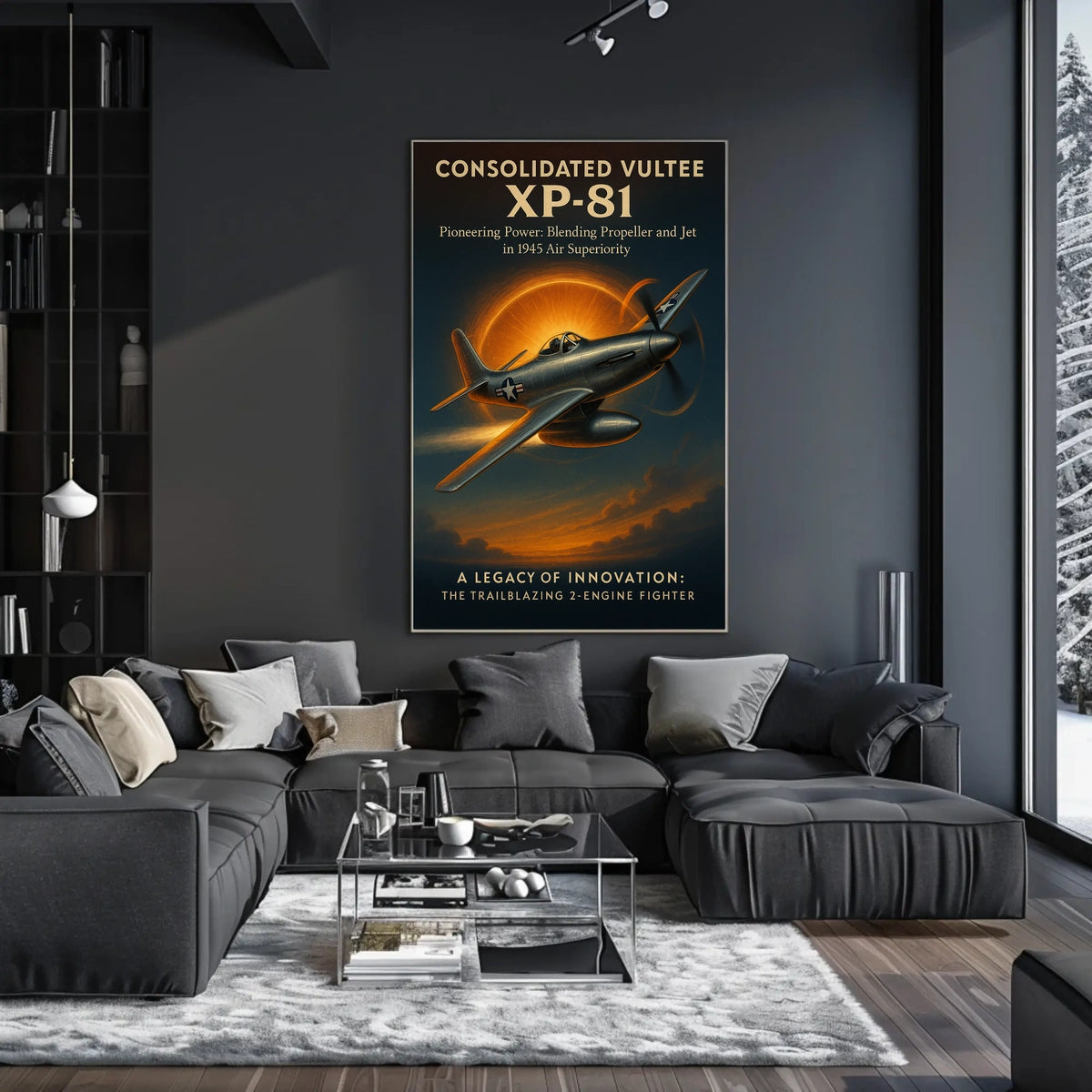 Consolidated Vultee XP-81 Poster