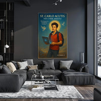 St. Carlo Acutis The Cyber Apostle Poster