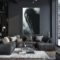 Intense Expression Art Poster for Home Decor and Wall Art PosterGoat