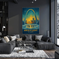 Arch Of Light St. Louis Poster