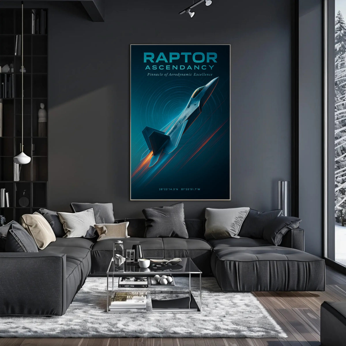 Raptor Ascendancy Poster Elevates Aviation Enthusiasts