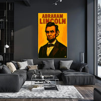 Abraham Lincoln American History Vintage Portrait Poster