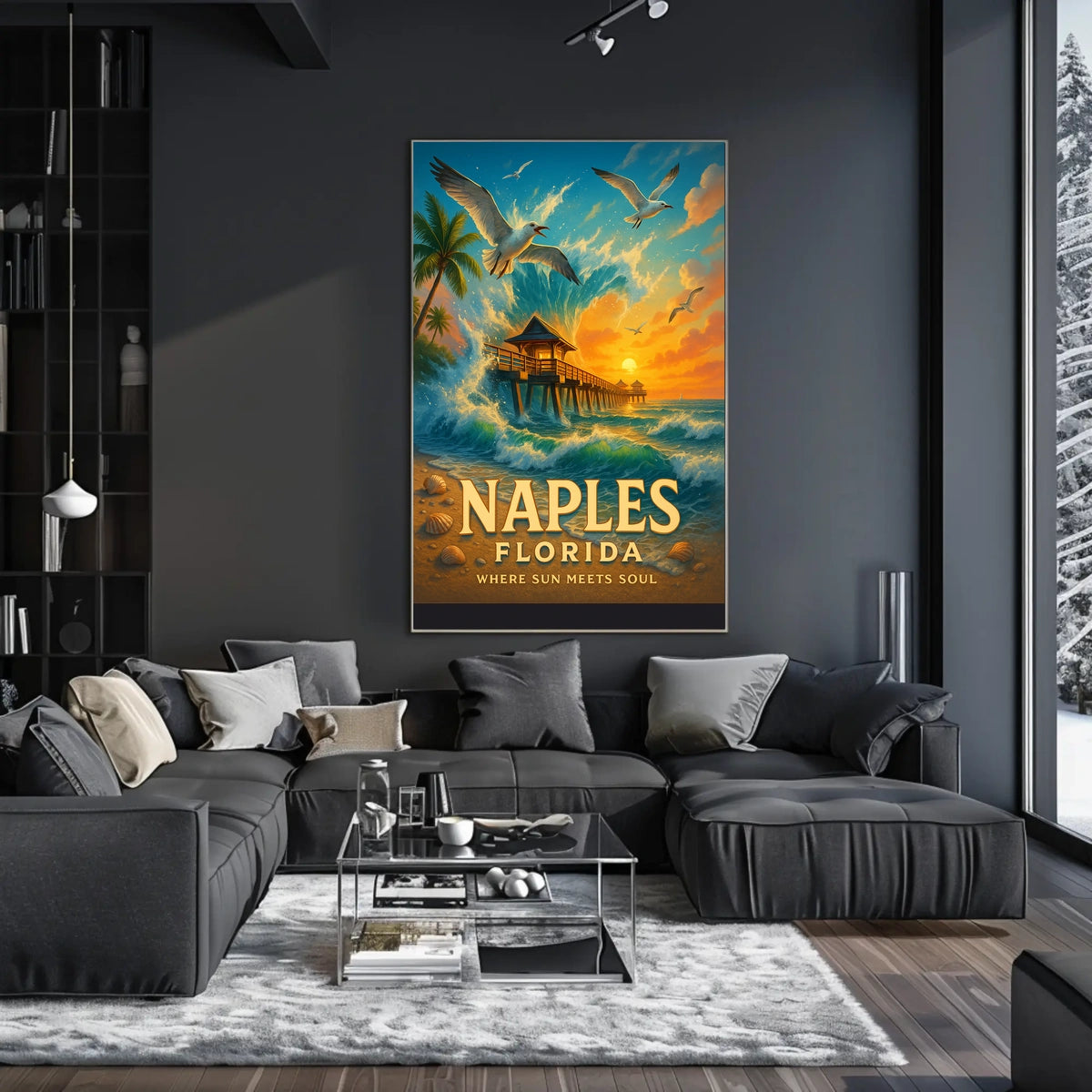 Naples, Florida Where Sun Meets Soul Poster