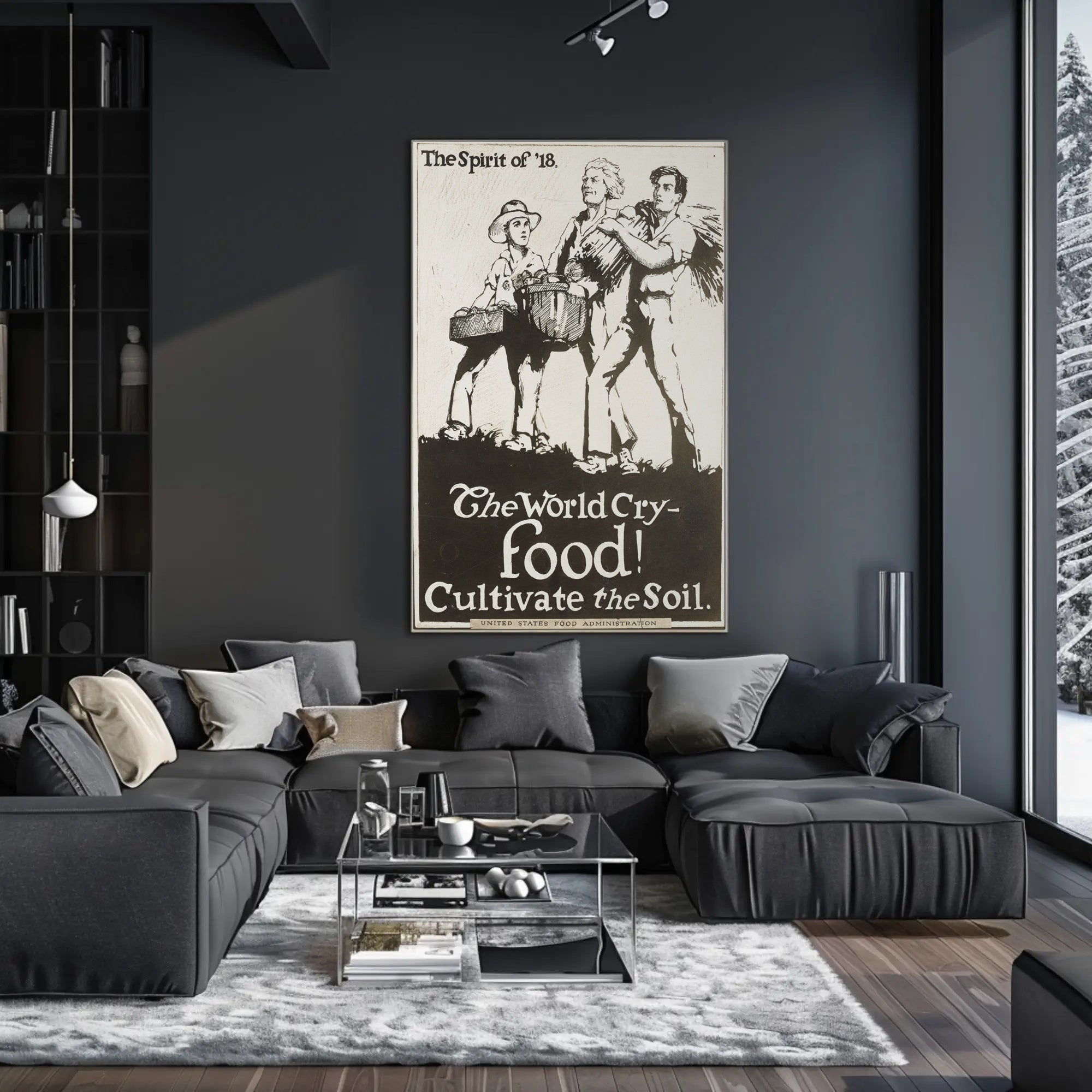 The Spirit of '18 Patriotic Propaganda Poster PosterGoat