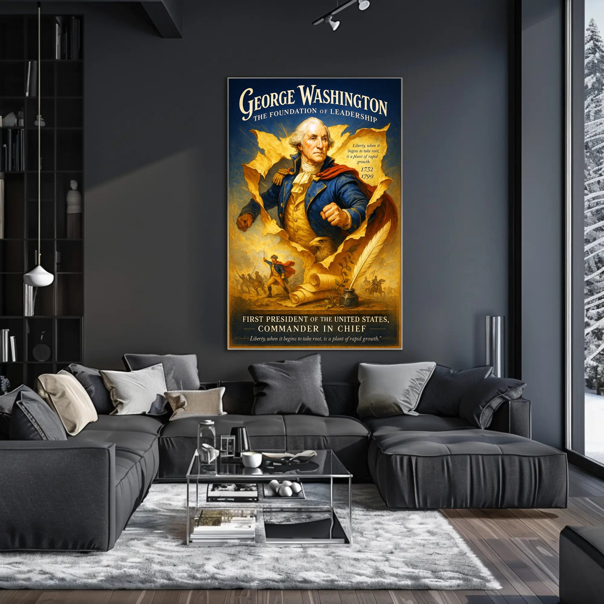 George Washington 1st President Poster PosterGoat