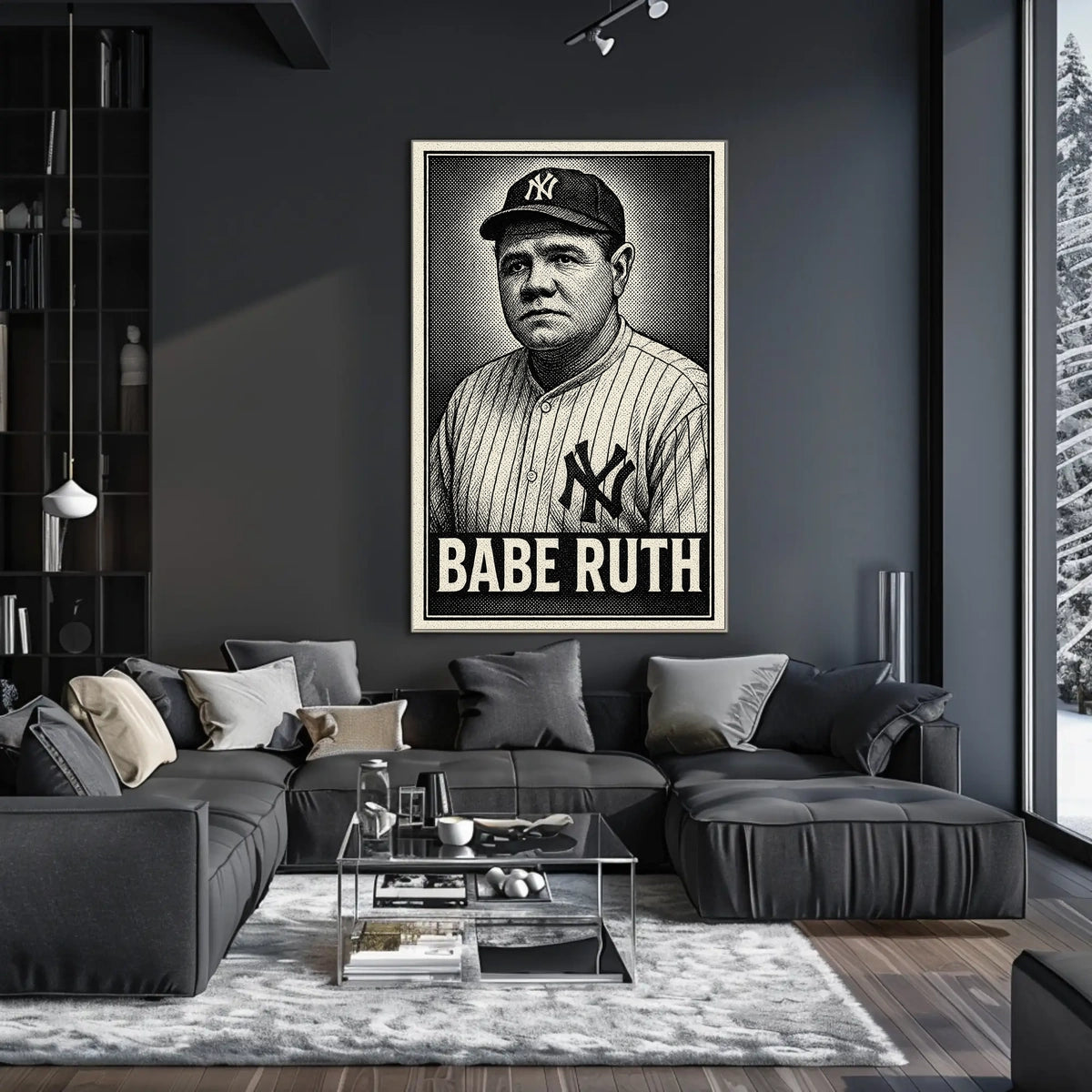 Babe Ruth Baseball Legend Poster