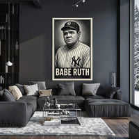 Babe Ruth Baseball Legend Poster