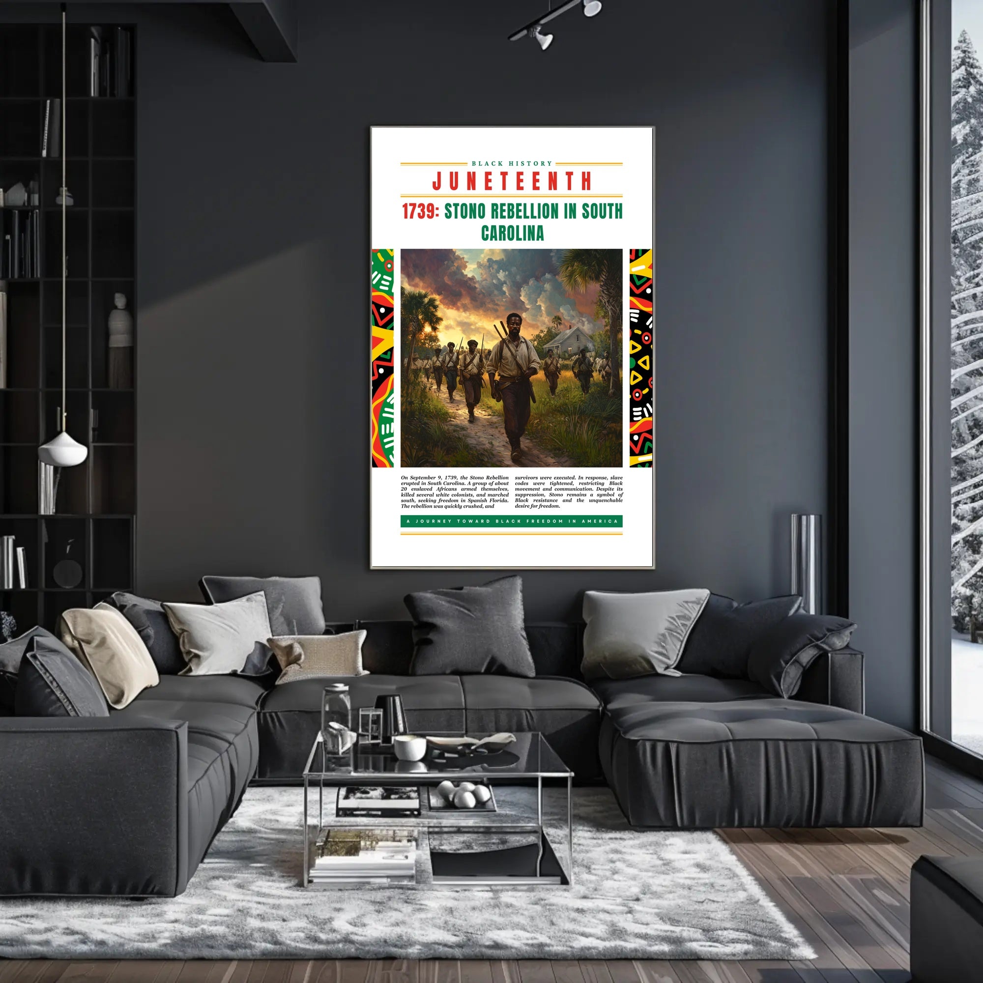Stono Rebellion History Empowering Cultural or Heritage Poster