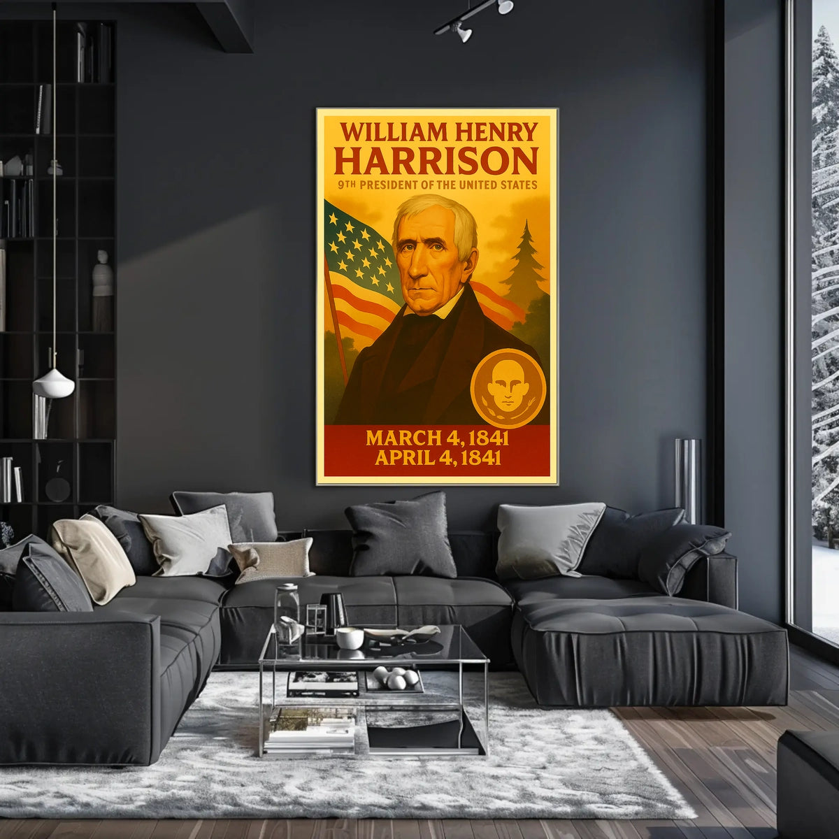 William Henry Harrison 9th President Poster