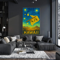 Hawaii Starry Night Poster