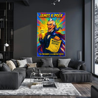 James K. Polk 11th President Poster PosterGoat