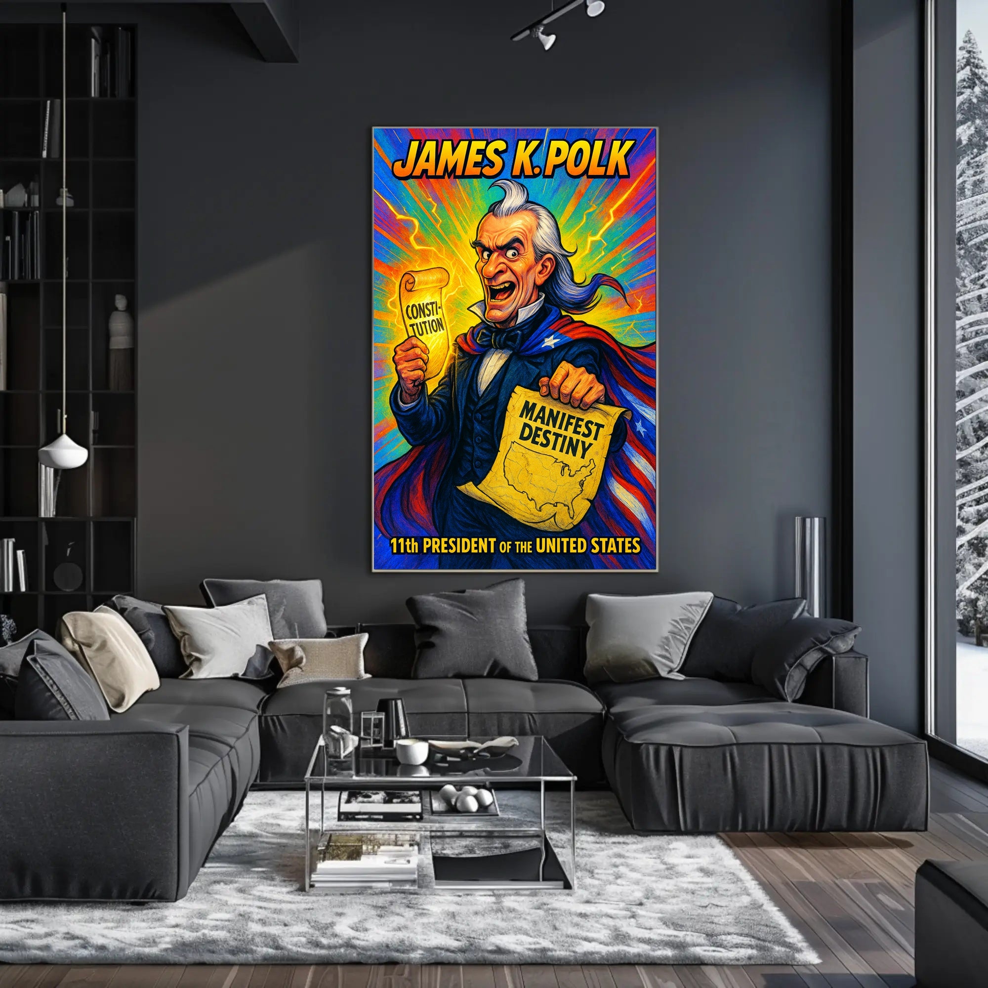 James K. Polk 11th President Poster PosterGoat