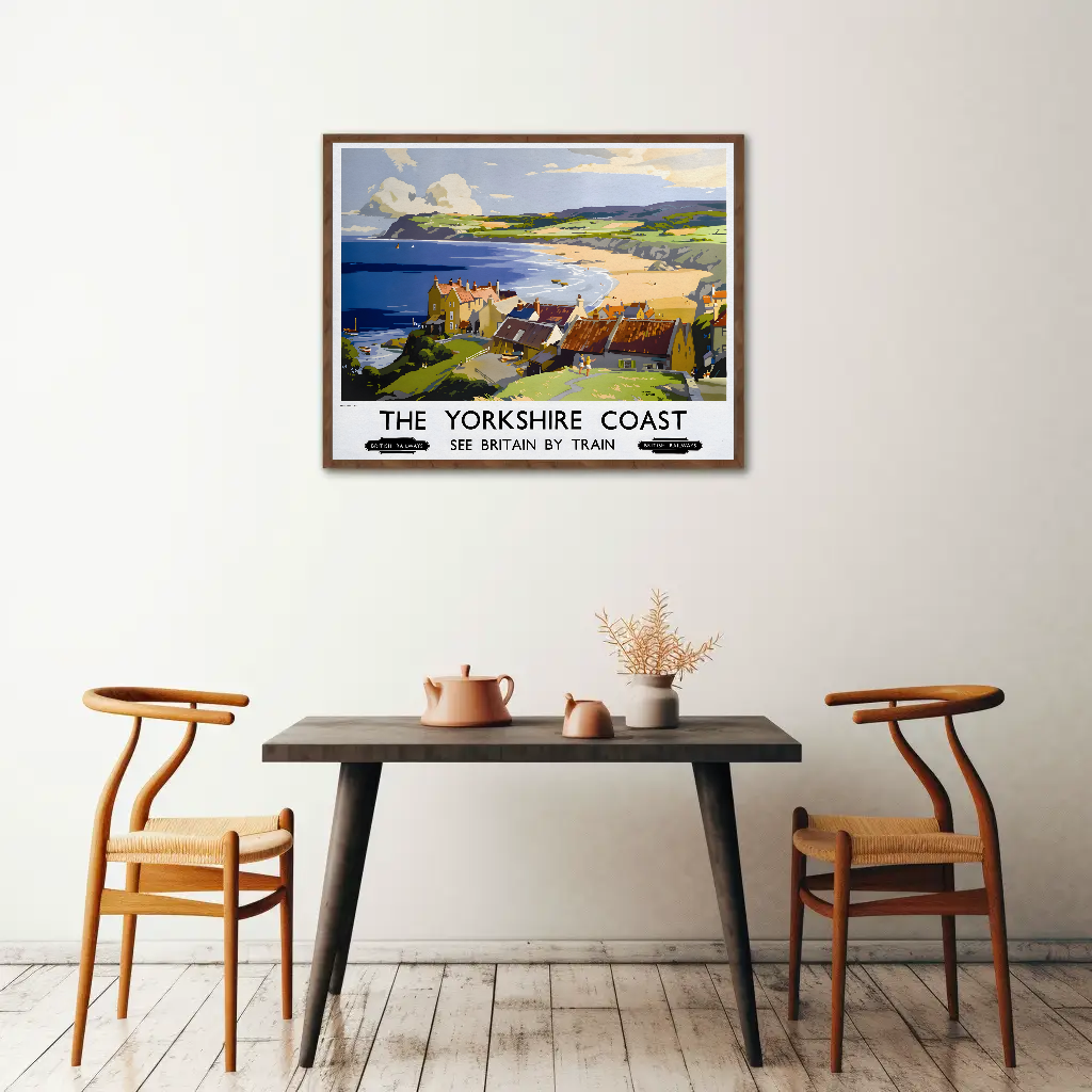 The Yorkshire Coast - See Britain by Train Poster
