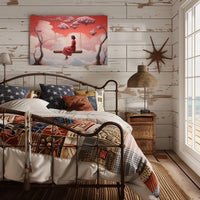 Surreal Swing in Dreamscape Fantasy or Mythology Poster