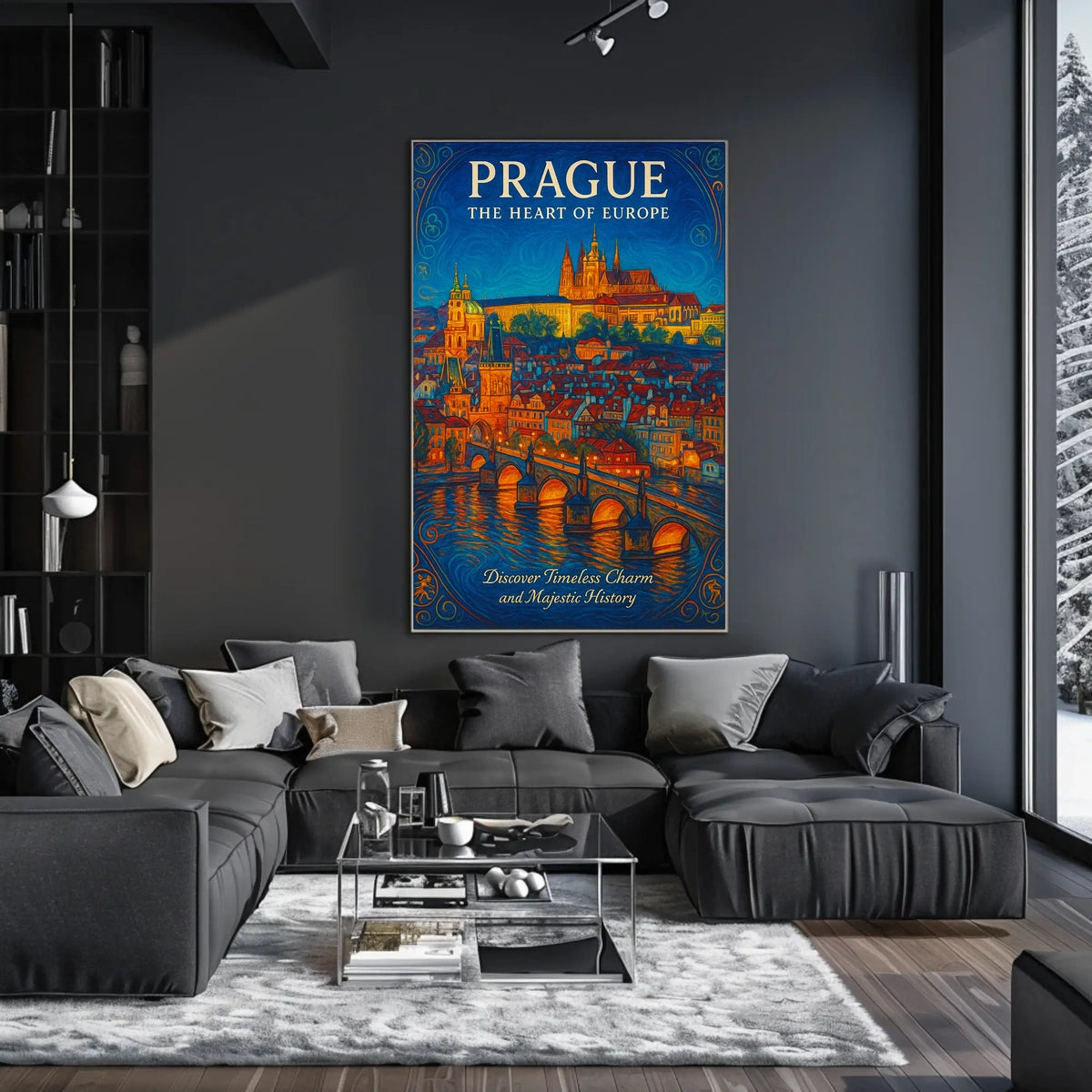 Prague The Heart of Europe Poster