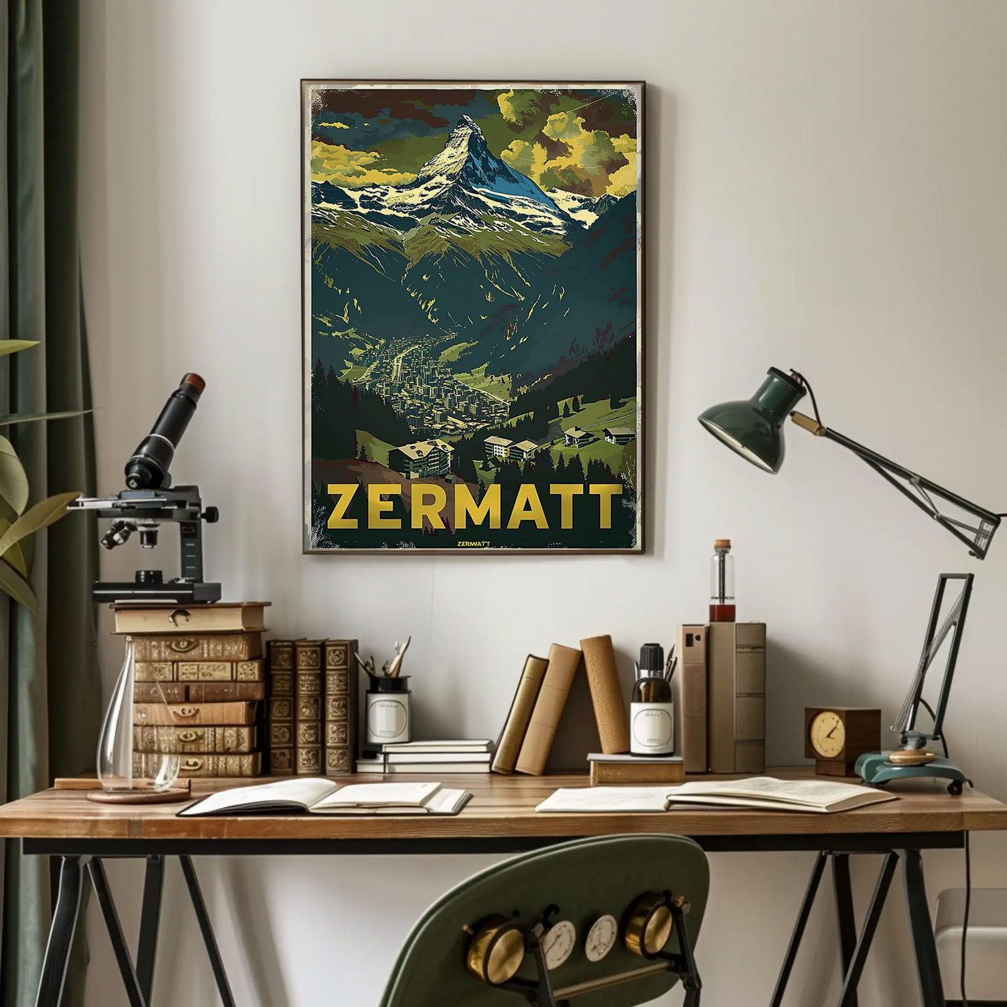 Zermatt Vintage Poster