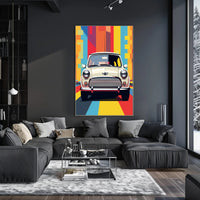 Retro Car Vibes Poster PosterGoat