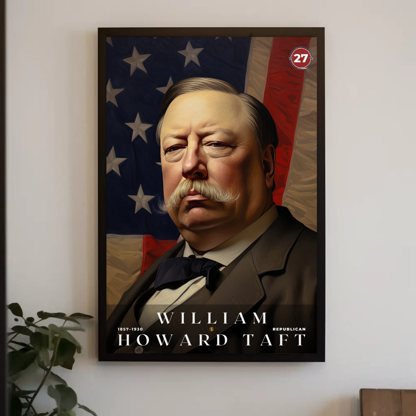 William Taft 27th President Of The United States Portrait