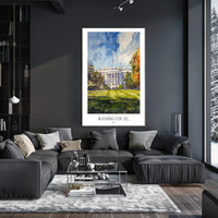 The White House in Washington D.C Poster PosterGoat