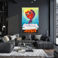 Rigi Switzerland Winter Adventure Retro Travel Poster PosterGoat