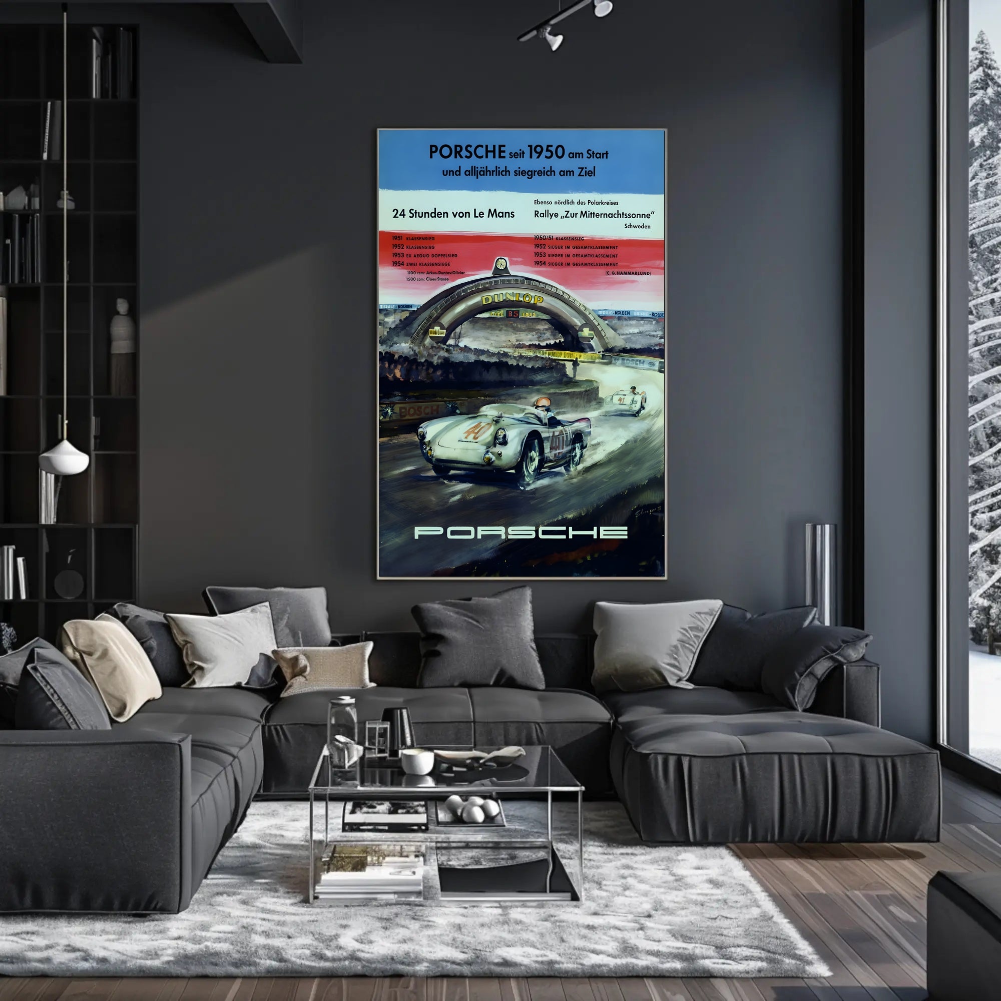 Porsche Racing Achievements Poster