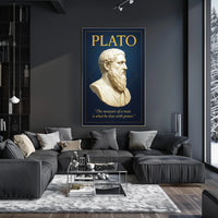 Plato The Measure of a Man Poster PosterGoat