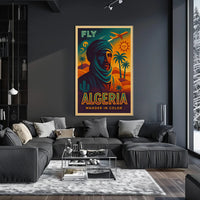Algeria Vintage Travel Adventure Retro Desert Exploration Travel Poster PosterGoat