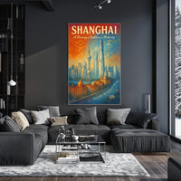 Shanghai A Harmony of Tradition and Modernity Poster