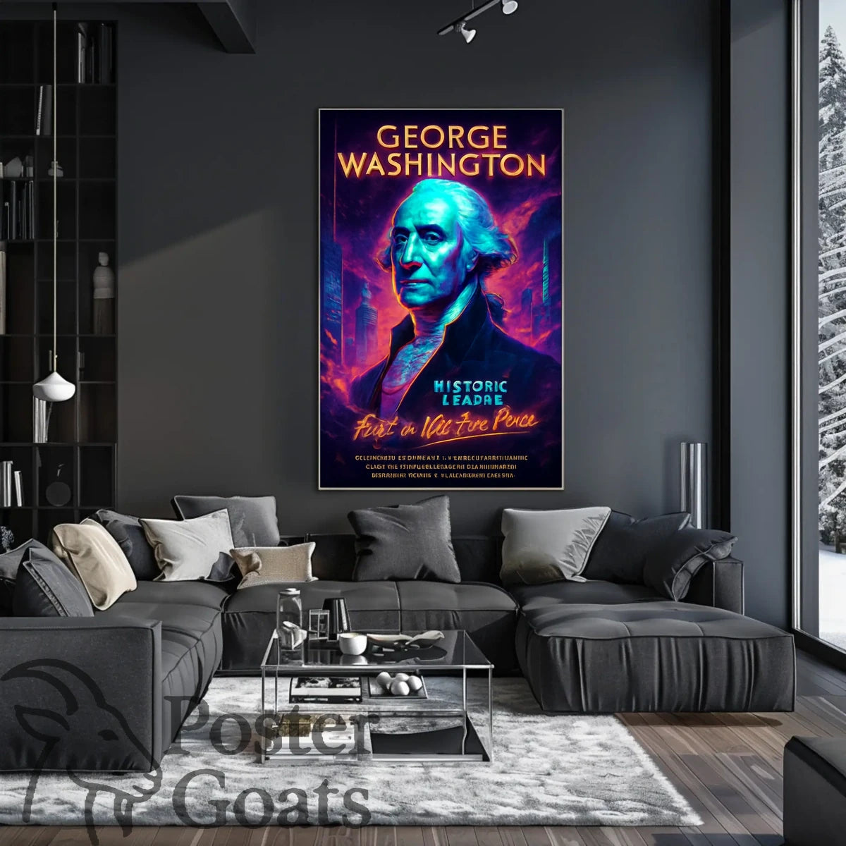George Washington Modern Legacy Historical or Presidential Poster