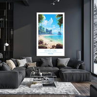 Serene Coastal Escape Poster