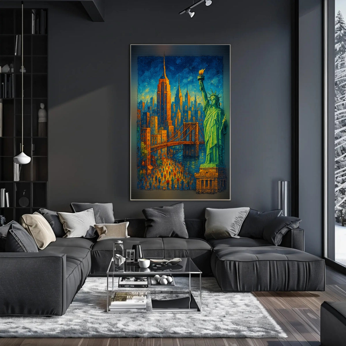 City of Dreams New York Skyline Art Poster