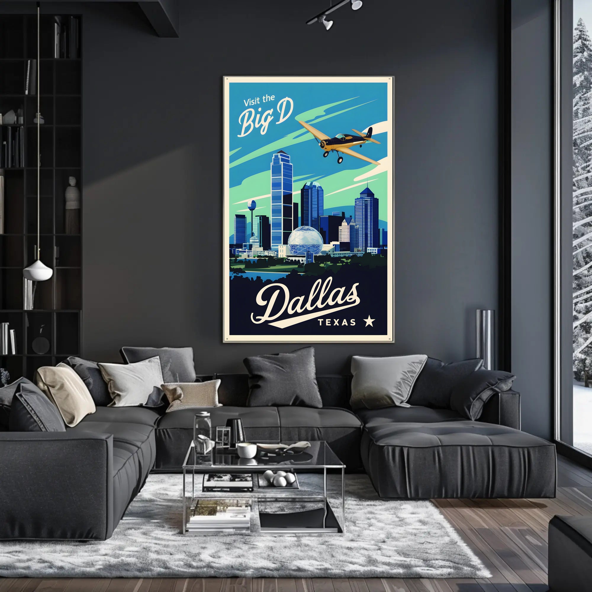 Visit the Big D Poster