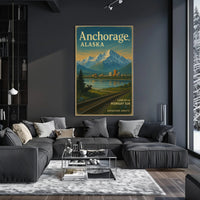 Discover Anchorage, Alaska Poster