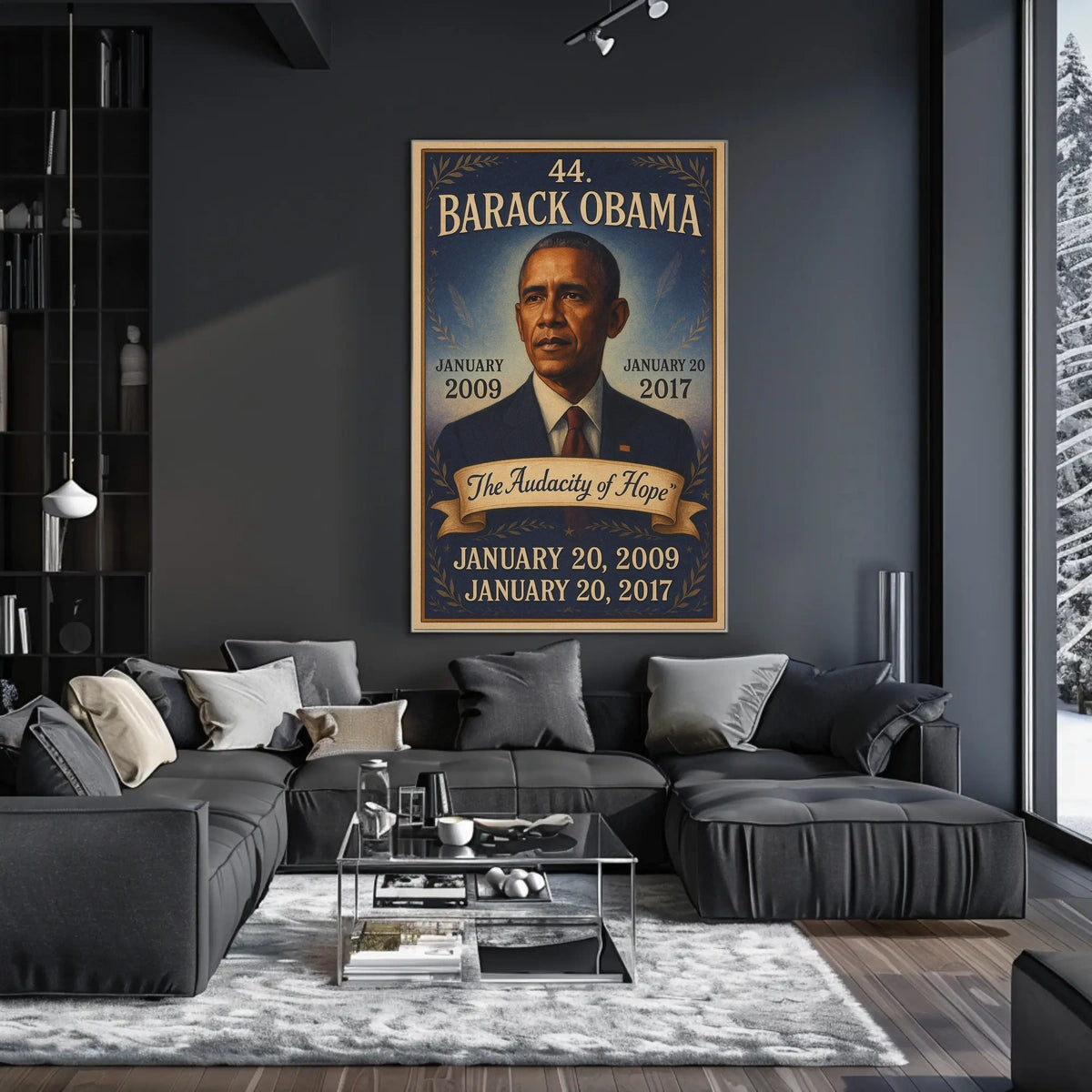 Barack Obama historical or presidential poster